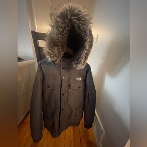 The North Face Black Parka with Fur Hood